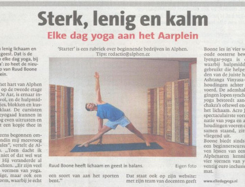Opening yogastudio Elke dag yoga