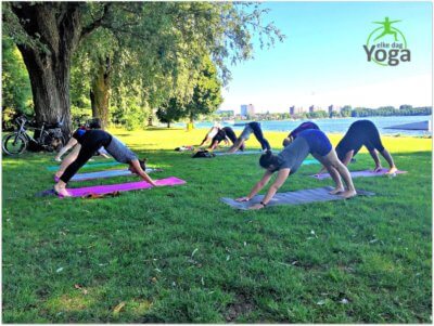 Yogales bij het meer - Buiten zomeryoga - Zegerplas Alphen aan den Rijn - Elke dag yoga