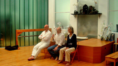 Charles Hond, Clé Souren en Annemieke Post - Senior Iyengar yoga teachers.