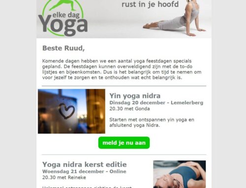 Nieuwsbrief feestdagen specials