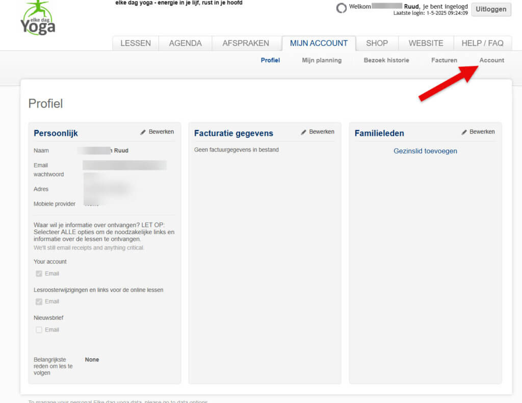 lessen op kaart mindbody site 1